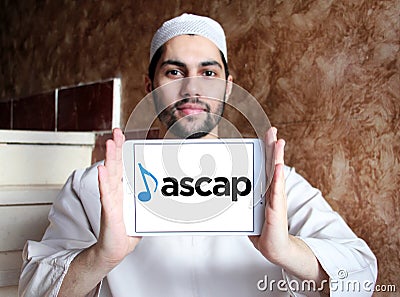 ASCAP , American Society of Composers, Authors and Publishers logo Editorial Stock Photo