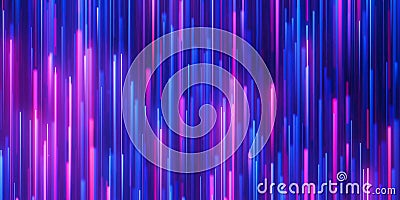 Ascending bigdata light speed flow. Abstract digital data stream of quantum computing. Cyberspace of qubit trail waves Stock Photo