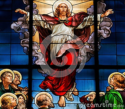 Ascension of Christ Stock Photo