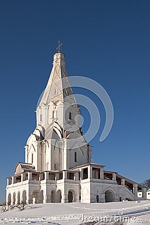 Ascension church in Kolomenskoe Stock Photo