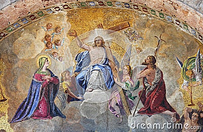 Ascension of Jesus Christ Stock Photo