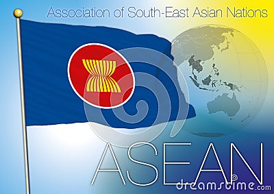 ASEAN flag Stock Photo