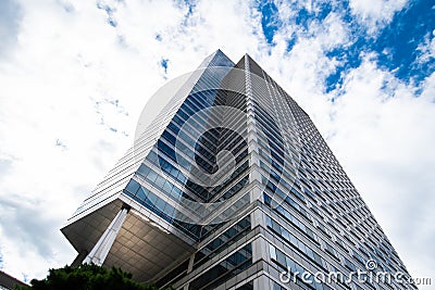 ASEM Tower in Seoul, South Korea. Editorial Stock Photo
