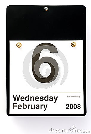 Ash Wednesday - 2008 Stock Photo