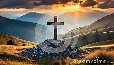 Ash Wednesday Concept. Stock Photo