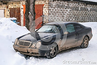 Mercedes-Benz CLK320 Editorial Stock Photo