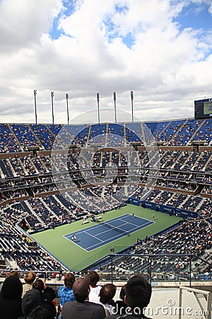 Ashe Stadium - US Open Tennis Editorial Stock Photo