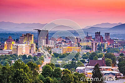 Asheville, North Carolina, USA Stock Photo