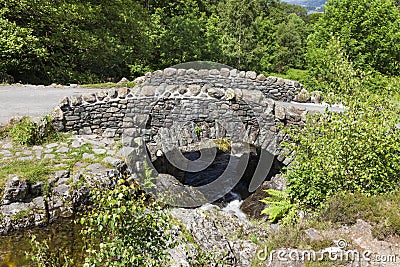 Ashness Bridge. Stock Photo