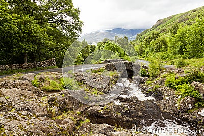 Ashness Bridge. Stock Photo