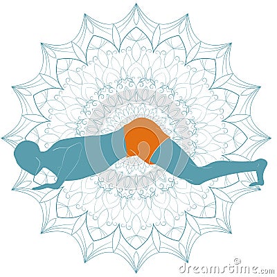 Ashtanga Namaskara Vector Illustration