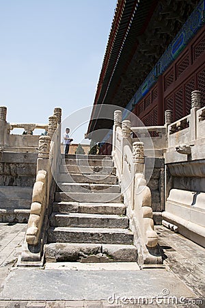 In Asia, Beijing, China, historic buildings, the Imperial Ancestral Temple Editorial Stock Photo