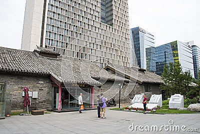 Asia China, Beijing, nanxincang cultural leisure Street, Editorial Stock Photo