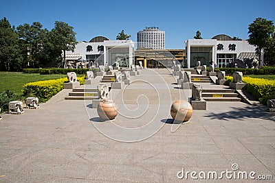 Asia China, Beijing, zoo, outdoor scenic spot, Editorial Stock Photo