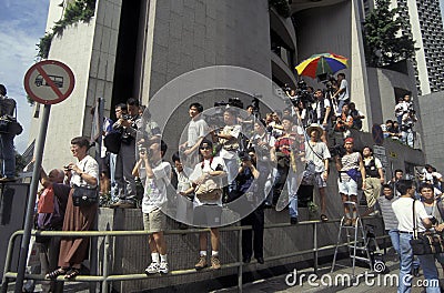 ASIA CHINA HONGKONG MEDIA PRESS Editorial Stock Photo