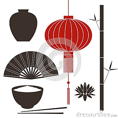 Asia. China Vector Illustration