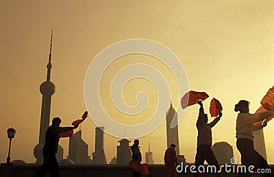 ASIA CHINA SHANGHAI PUDNONG Editorial Stock Photo