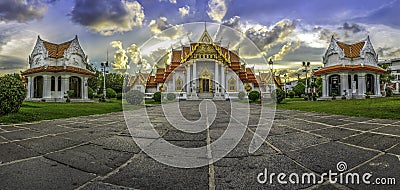 Asia,The Marble Temple ( Wat Benchamabophit ), Bangkok, Thailand Stock Photo