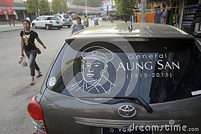 ASIA MYANMAR MYEIK AUNG SAN Editorial Stock Photo