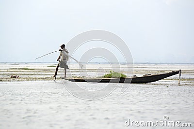 ASIA MYANMAR NYAUNGSHWE INLE LAKE Editorial Stock Photo