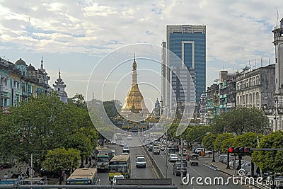 Asia ,myanmar, yangon Editorial Stock Photo