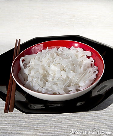 Asia rice noodles Stock Photo