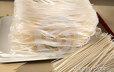 Asia rice noodles Stock Photo