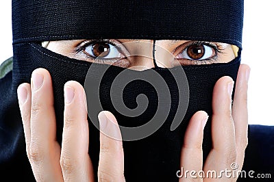 Asian arabic muslim woman Stock Photo