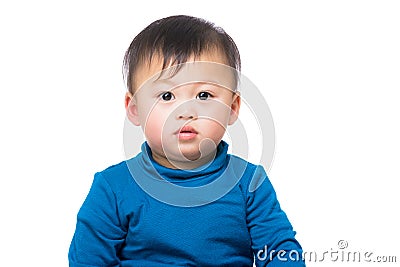 Asian baby boy isolated Stock Photo