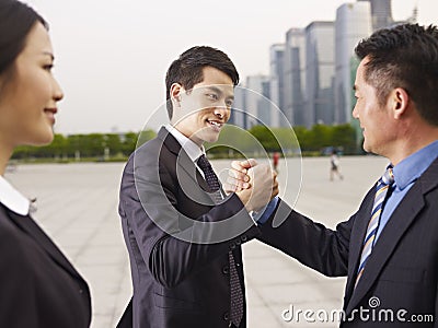 Asian business people Stock Photo