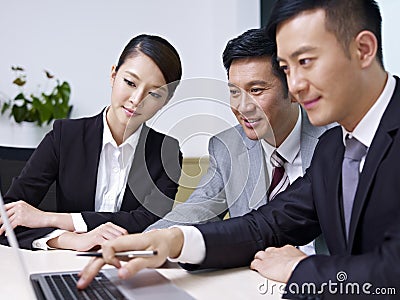 Asian business people Stock Photo