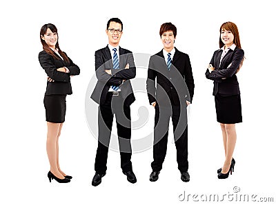 Asian business team Stock Photo