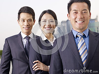 Asian business team Stock Photo