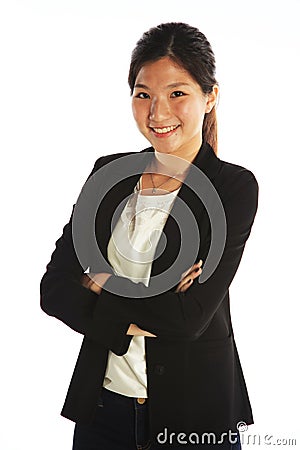 Asian Business Woman Stock Photo