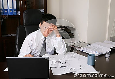 Asian businessman Stock Photo