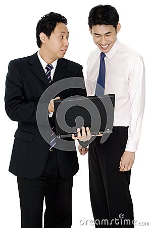 Asian Businessmen Stock Photo