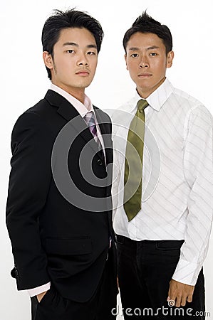 Asian Businessmen Stock Photo