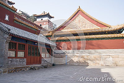 Asian China, Beijing, the Summer Palace, the four major department of continent Editorial Stock Photo