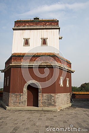 Asian Chinese, Beijing, the Summer Palace, the four major department of continent Editorial Stock Photo