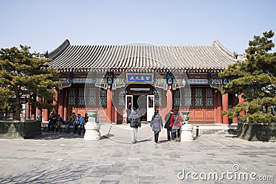 Asian Chinese, Beijing, the Summer Palaceï¼ŒGarden architecture Editorial Stock Photo