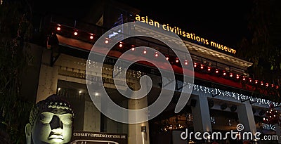 Asian Civilisations Museum Editorial Stock Photo