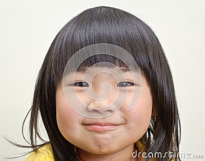 Asian cute girl Stock Photo