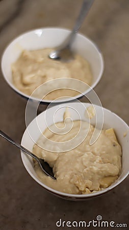 Asian Dessert or Kheer or Rice Pudding Stock Photo