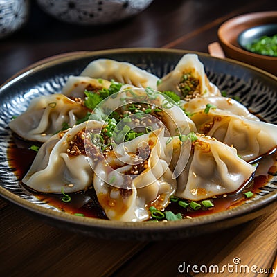Unique Dumplings With A Twist: Oud Bruin-inspired Delights Stock Photo
