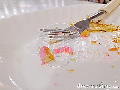 Asian food consumed Stock Photo