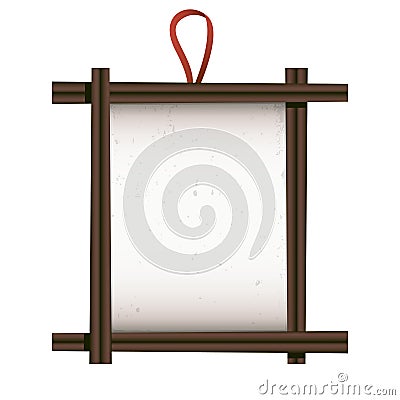 Asian Frame Vector Illustration