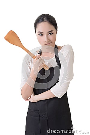 Asian housewife Stock Photo