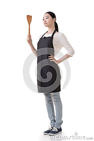 Asian housewife Stock Photo