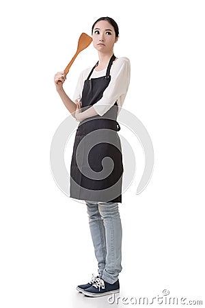 Asian housewife Stock Photo