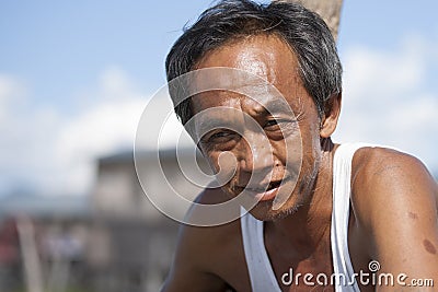 Asian man portrait Editorial Stock Photo